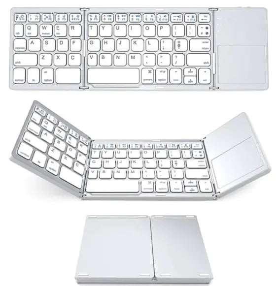 Folding Mini Wireless Bluetooth Keyboard with touchpad
