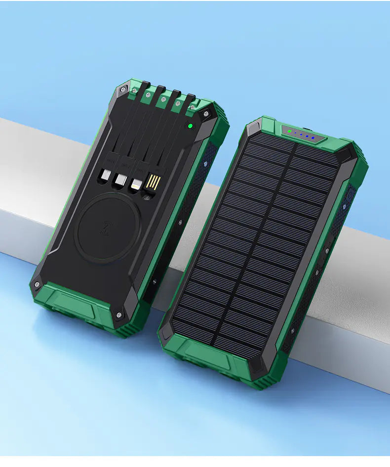 Solar Energy Charging Unit with Cable