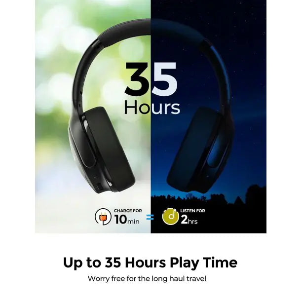 Wireless Travel and Study Noise-Cancelling Headphones