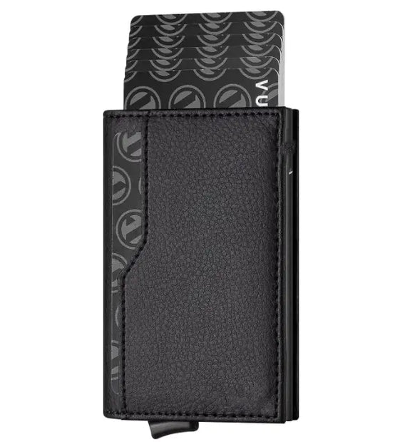 Sophisticated RFID-Safe Leather Billfold with ID Display