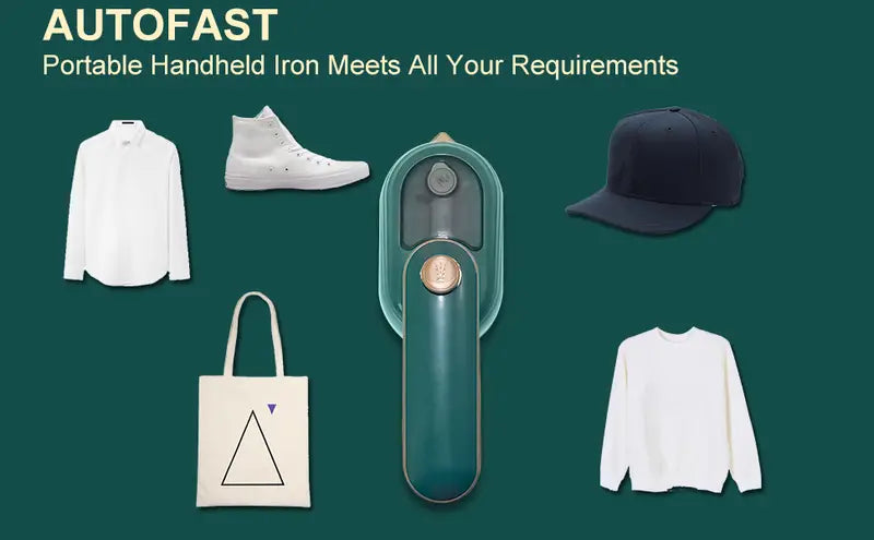 Travel Mini Steam Iron - Quick Heat & Collapsible