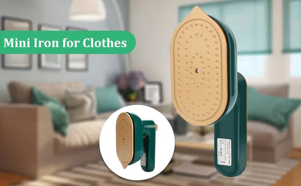 Travel Mini Steam Iron - Quick Heat & Collapsible