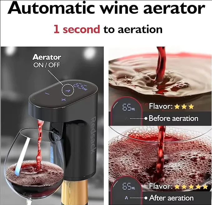 Smart Electric Wine Dispenser with Screen display