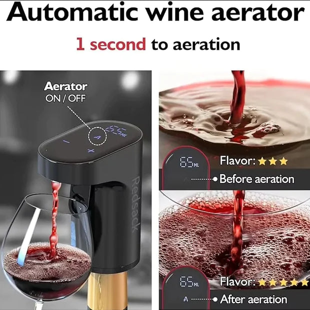Smart Electric Wine Dispenser with Screen display