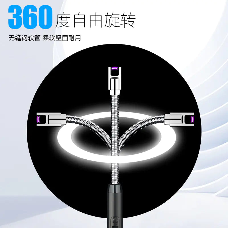 JL889-2 Metal Rechargeable Arc Candle Lighter