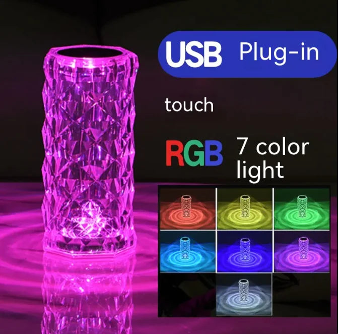 CrystalBloom Rose Light