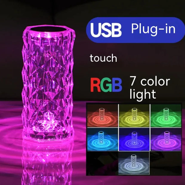 CrystalBloom Rose Light