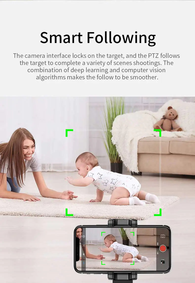 AI 360 face auto-tracking phone mount