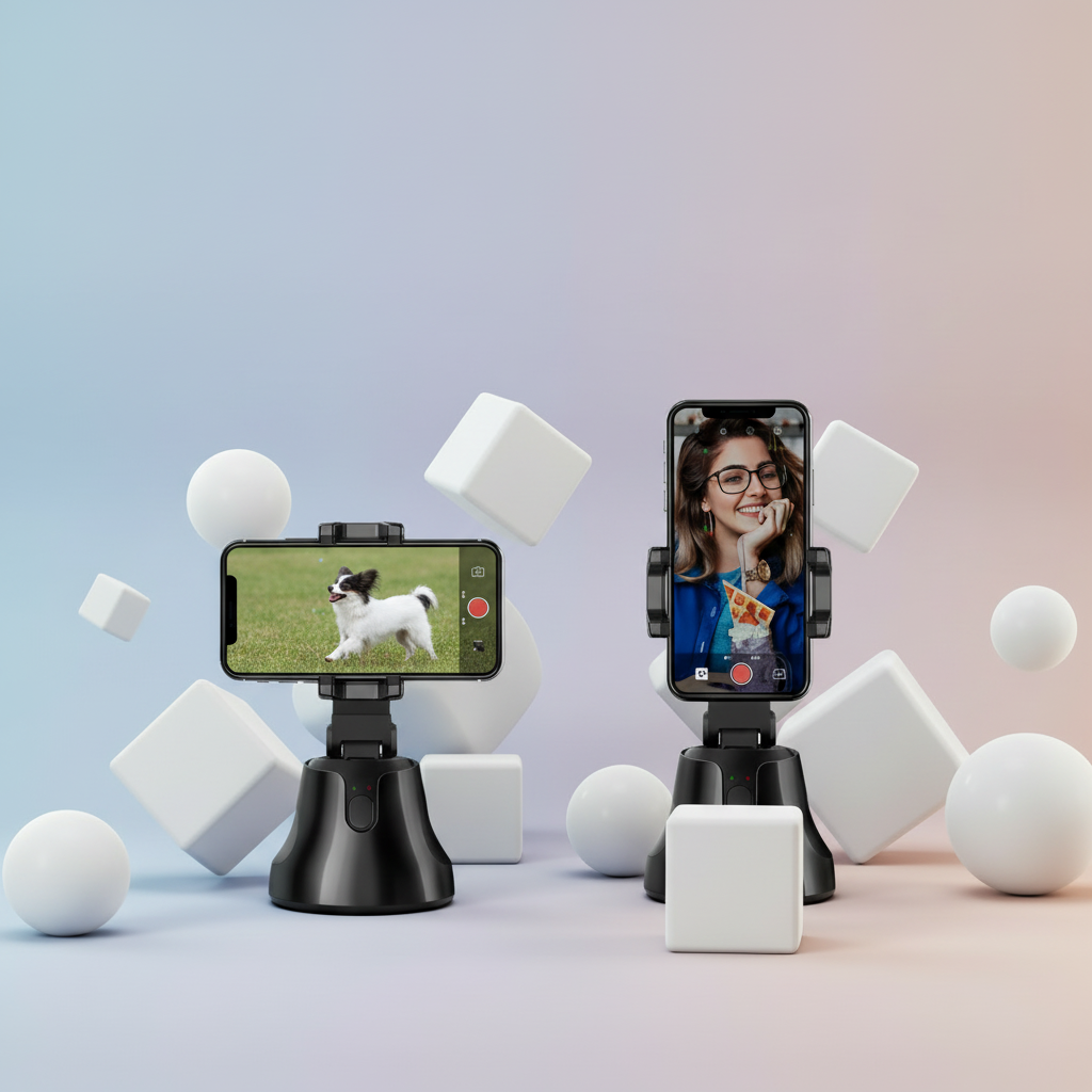 AI 360 face auto-tracking phone mount