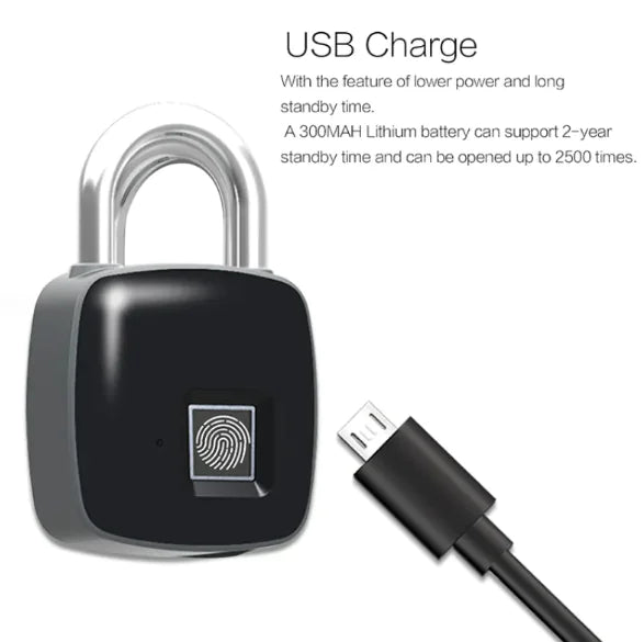 Digital Fingerprint Security Padlock
