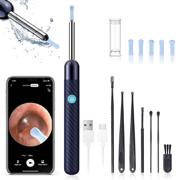 Smart EarWax Cleanse - 1080P Camera & 6 Spoons Set