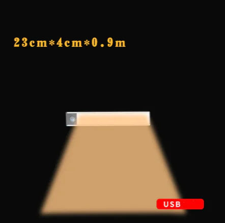 Motion-Sensing LED Light Rechargeable