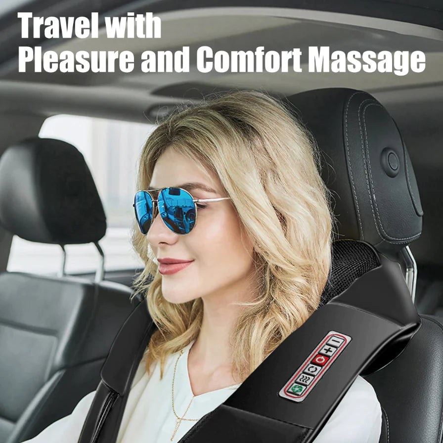 Shiatsu 3D Kneading Neck & Shoulder Massager with Heat
