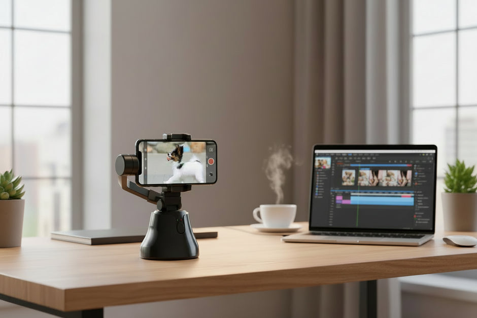AI 360 face auto-tracking phone mount