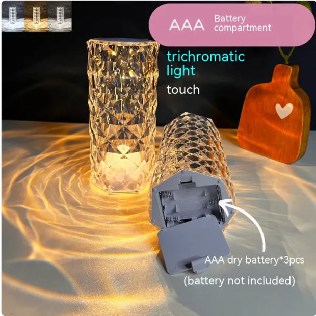 CrystalBloom Rose Light