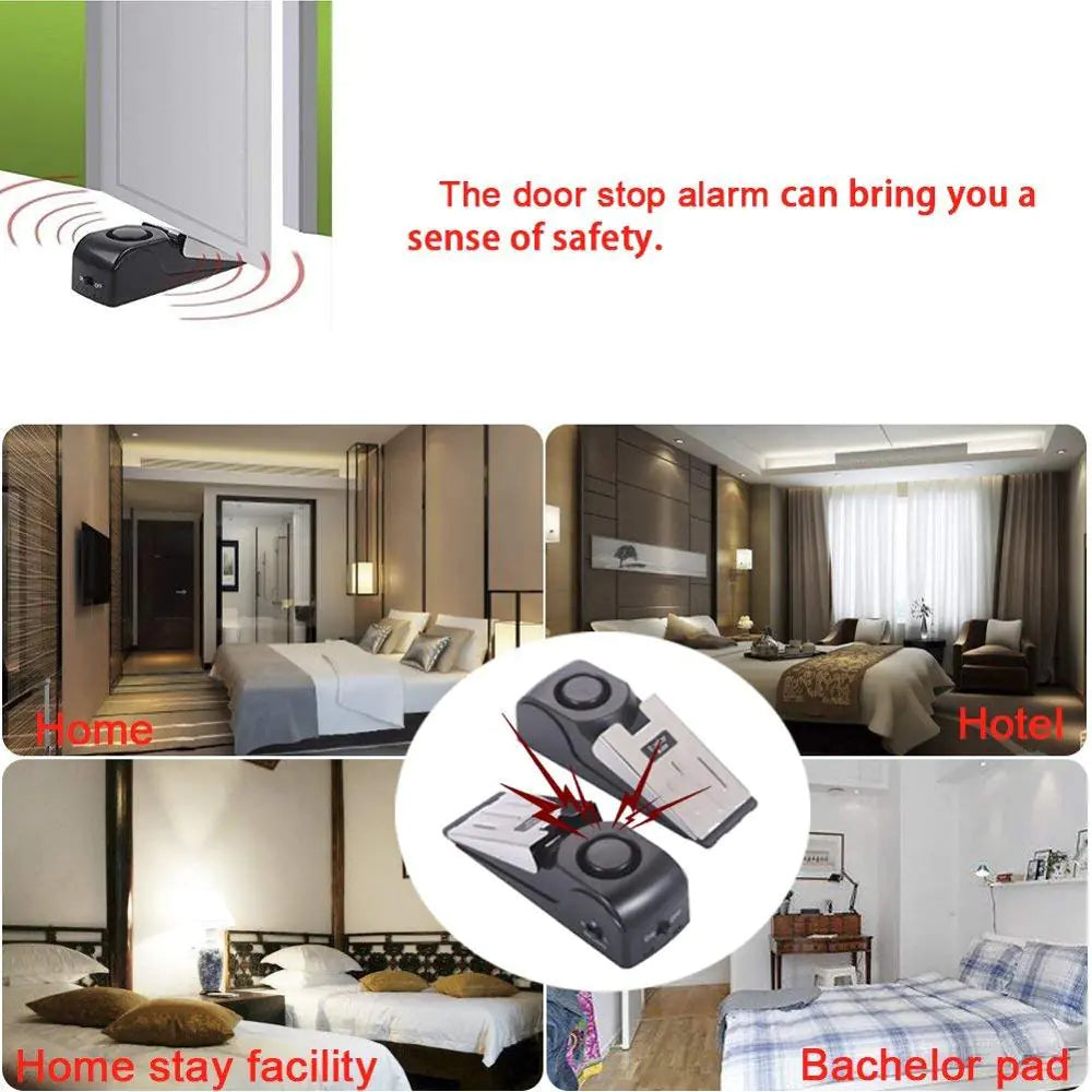 Compact SecureAlert Anti-Theft Door Stopper