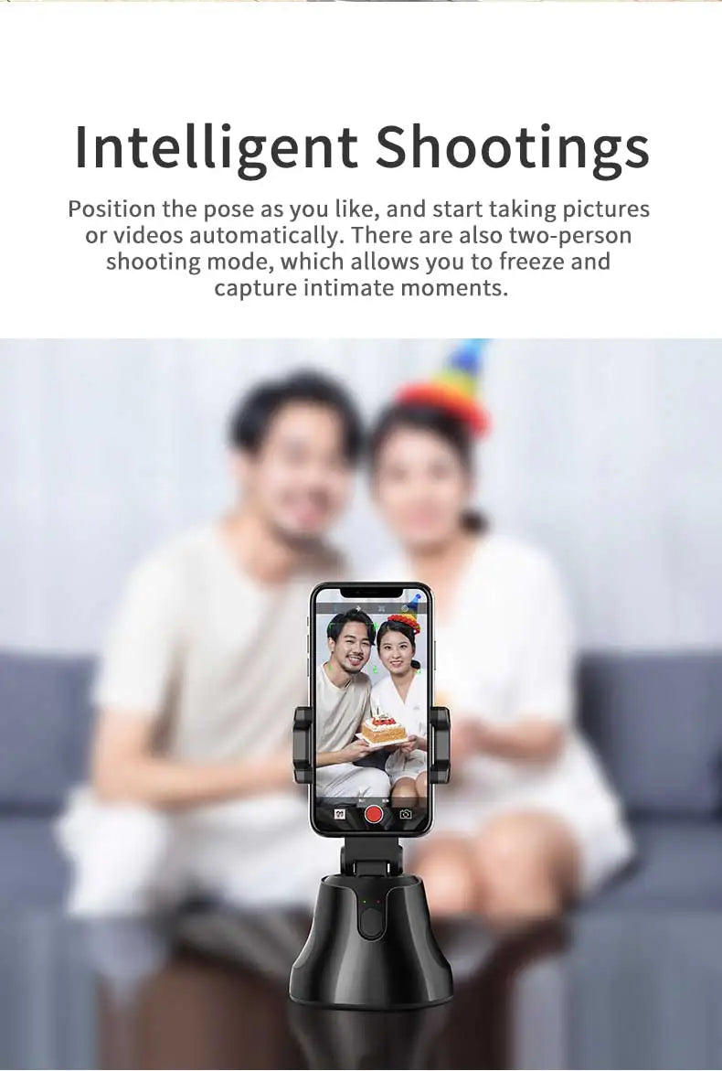 AI 360 face auto-tracking phone mount
