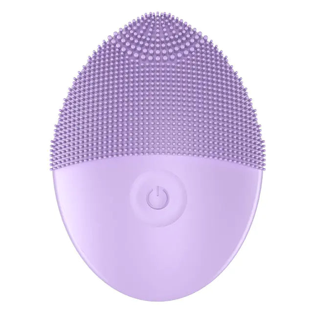 Mini Silicone Electric Facial Cleanser Washing Brush