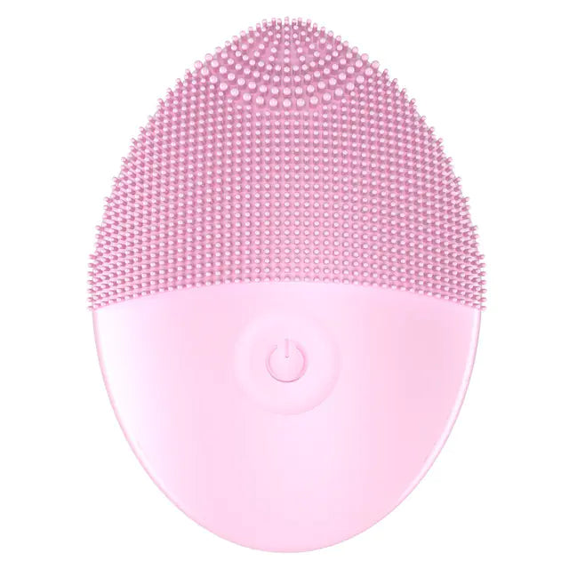 Mini Silicone Electric Facial Cleanser Washing Brush