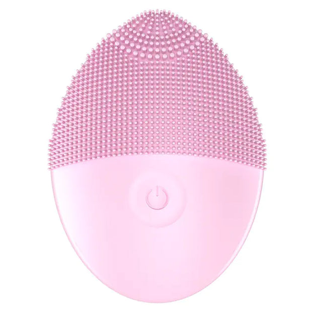 Mini Silicone Electric Facial Cleanser Washing Brush