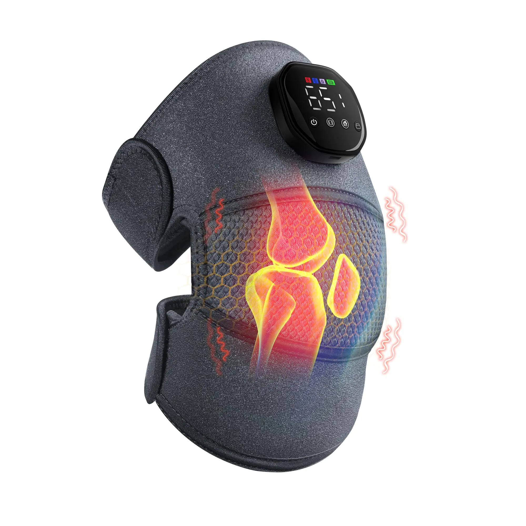 Therapeutic Knee Warmer with Vibration and Adjustable Heat