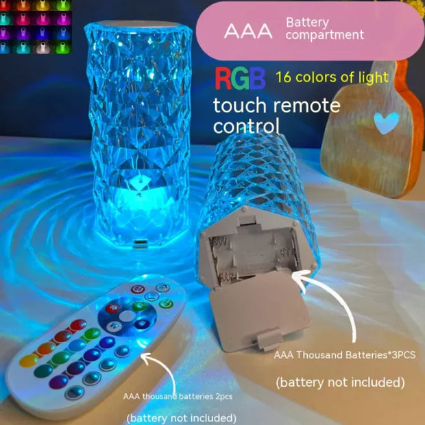 CrystalBloom Rose Light