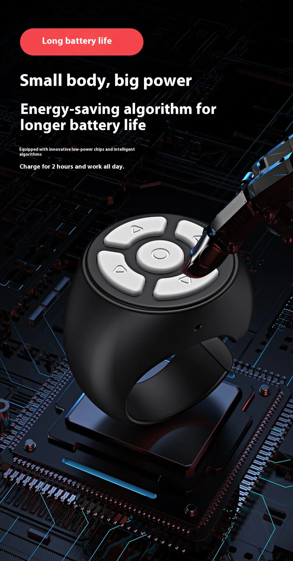 Wireless Bluetooth Scroll Ring