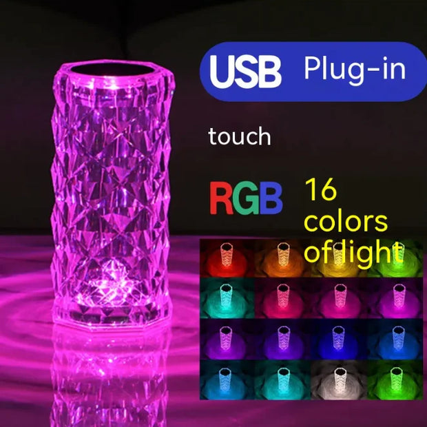 CrystalBloom Rose Light