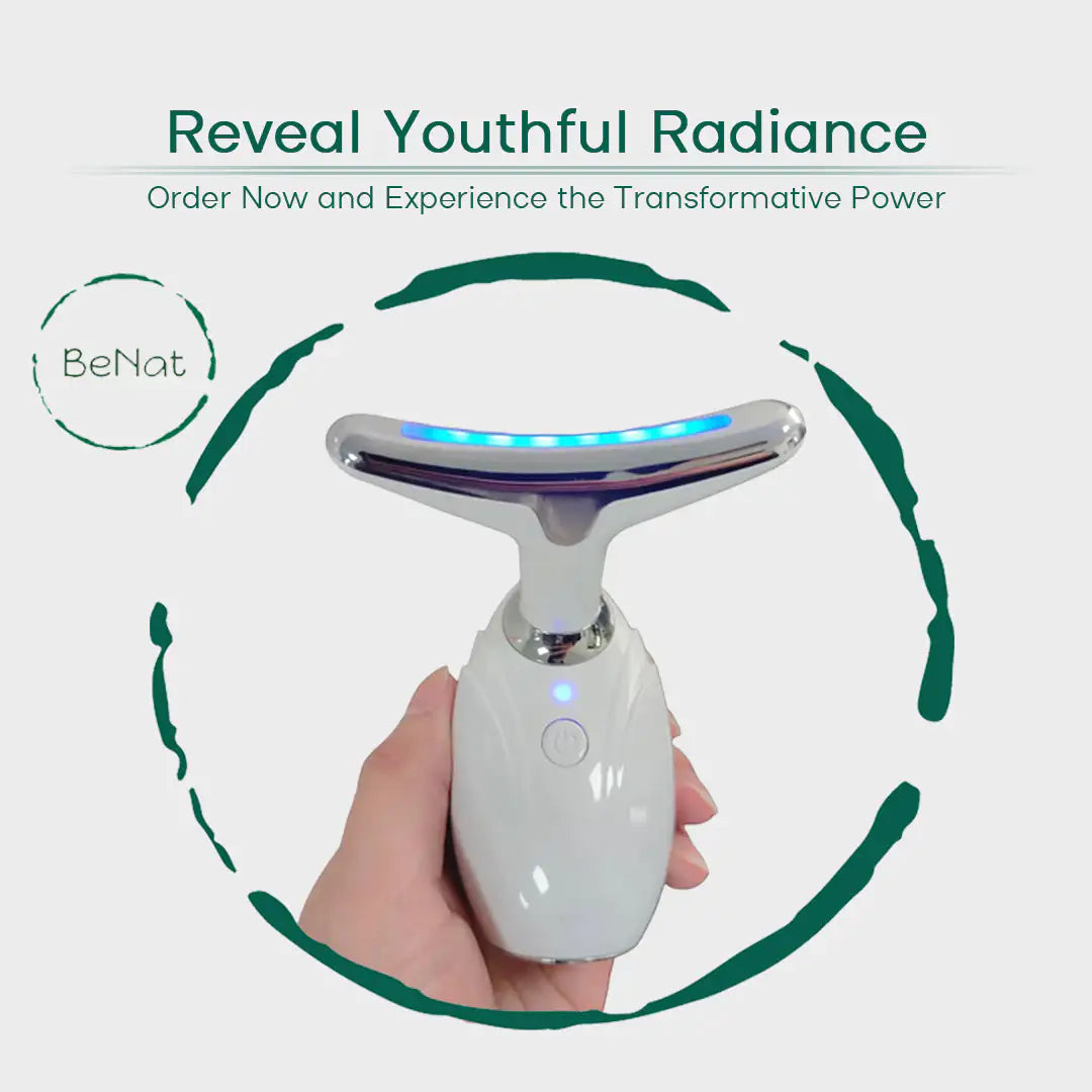 Radio Frequency Neck & Face Lifting LED Therapy Device